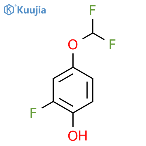 4-(Difluoromethoxy)-2-fluorophenol structure