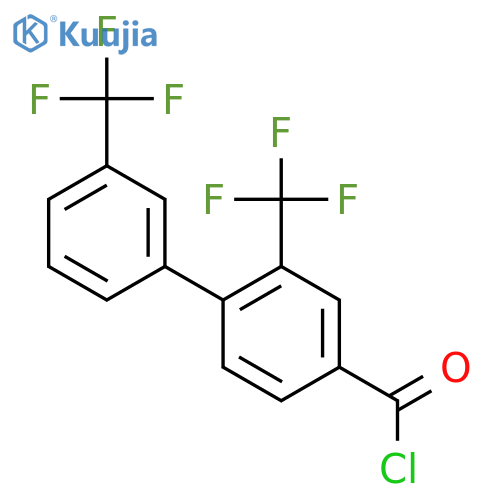 2,3'-Bis(trifluoromethyl)biphenyl-4-carbonyl chloride structure