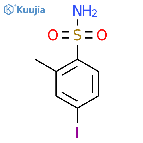 4-Iodo-2-methylbenzenesulfonamide structure