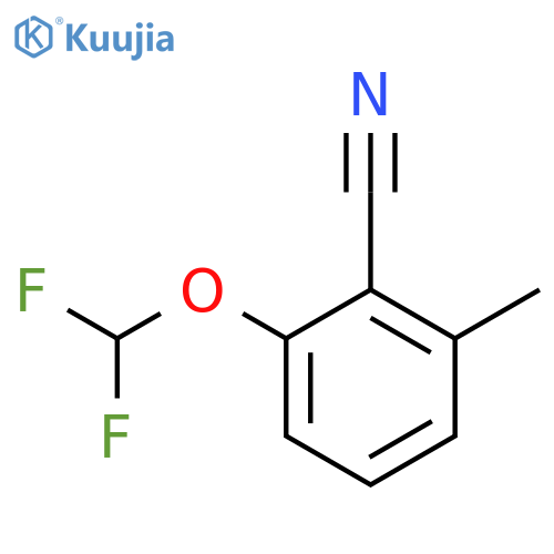 2-Cyano-3-(difluoromethoxy)toluene structure