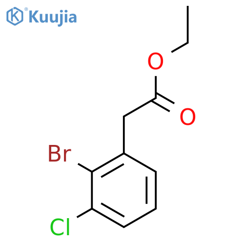 Ethyl 2-bromo-3-chlorophenylacetate structure