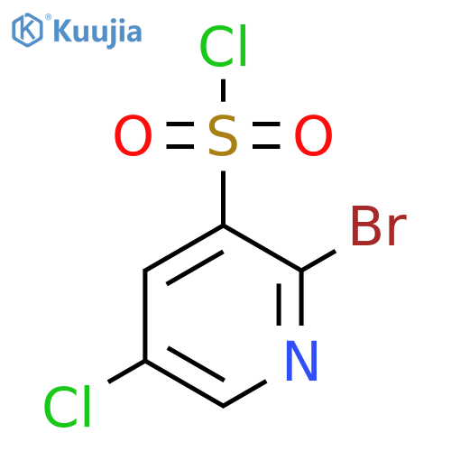 2-Bromo-5-chloropyridine-3-sulfonyl chloride structure