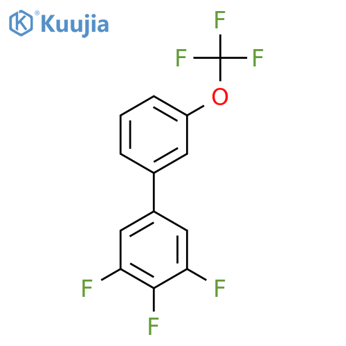3,4,5-Trifluoro-3'-(trifluoromethoxy)biphenyl structure