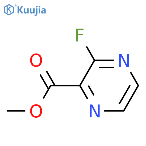 Methyl 3-fluoropyrazine-2-carboxylate structure