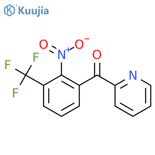 2-(3-(Trifluoromethyl)-2-nitrobenzoyl)pyridine structure