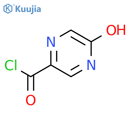 5-Hydroxypyrazine-2-carbonyl chloride structure