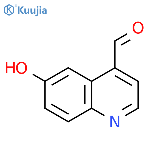 6-Hydroxyquinoline-4-carbaldehyde structure