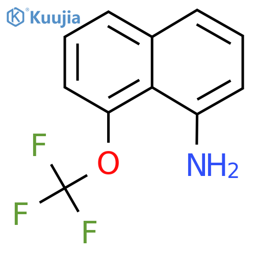 1-Amino-8-(trifluoromethoxy)naphthalene structure