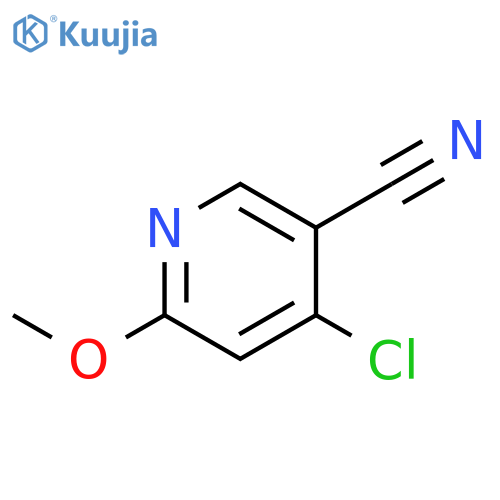 4-chloro-6-methoxypyridine-3-carbonitrile structure