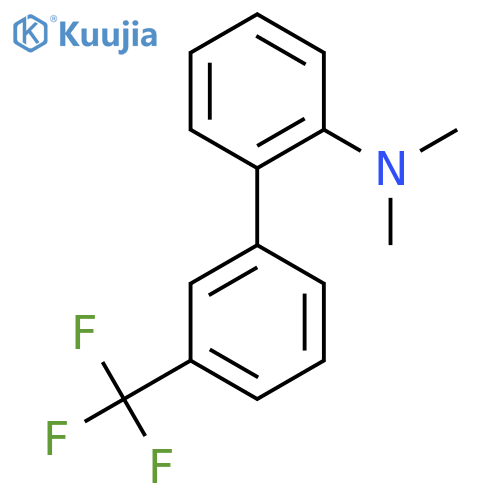 Dimethyl-(3'-(trifluoromethyl)biphenyl-2-yl)-amine structure