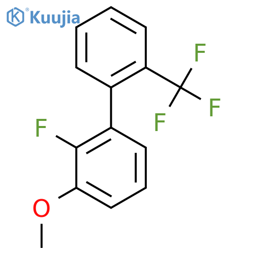 2-Fluoro-3-methoxy-2'-(trifluoromethyl)biphenyl structure
