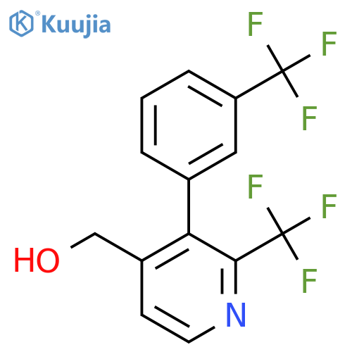 2-(Trifluoromethyl)-3-(3-(trifluoromethyl)phenyl)pyridine-4-methanol structure