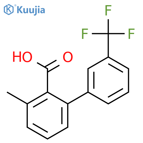 6-Methyl-2-(3-trifluoromethylphenyl)benzoic acid structure