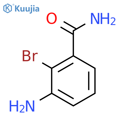 3-Amino-2-bromobenzamide structure