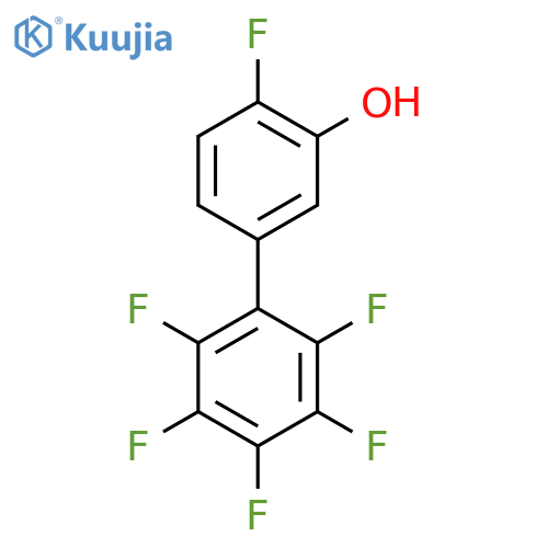 4,2',3',4',5',6'-Hexafluoro-3-hydroxybiphenyl structure
