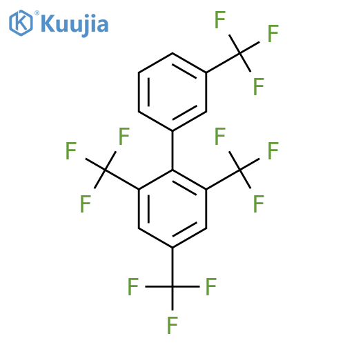 2,4,6,3'-Tetrakis-(trifluoromethyl)biphenyl structure