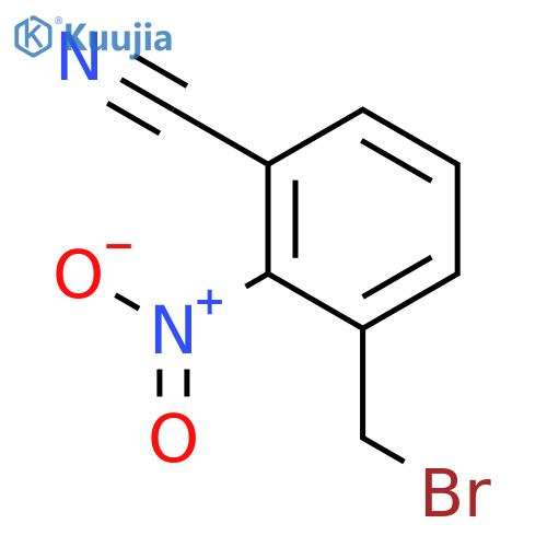 3-(bromomethyl)-2-nitroBenzonitrile structure