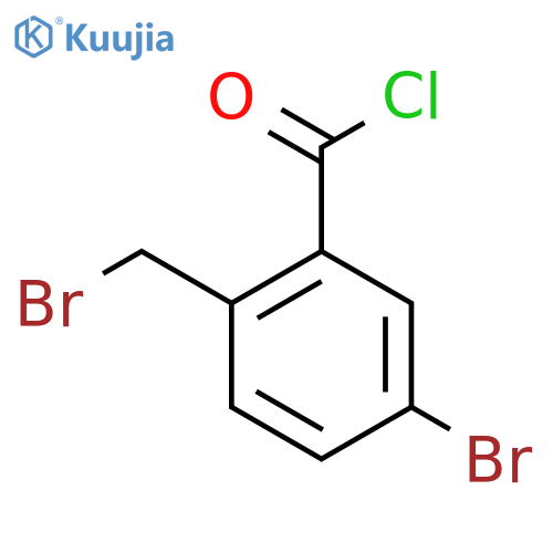 5-Bromo-2-(bromomethyl)benzoyl chloride structure