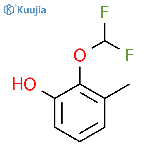 2-(difluoromethoxy)-3-methylphenol structure