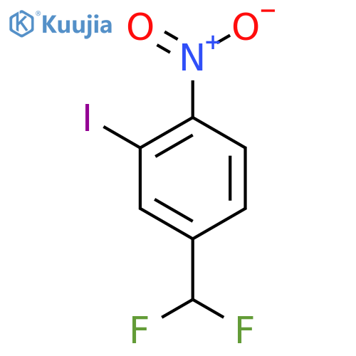 4-(Difluoromethyl)-2-iodonitrobenzene structure