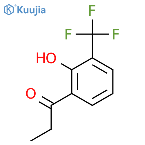 1-(2-Hydroxy-3-(trifluoromethyl)phenyl)propan-1-one structure