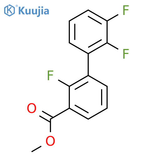 Methyl 2,2',3'-trifluorobiphenyl-3-carboxylate structure