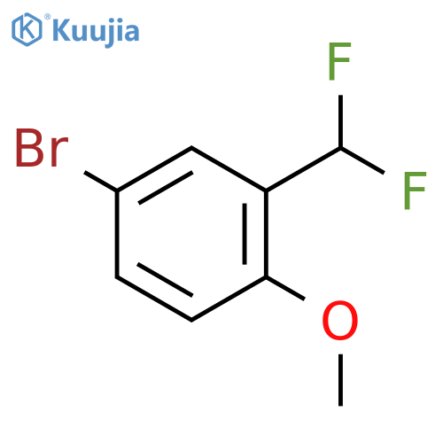 4-Bromo-2-(difluoromethyl)-1-methoxybenzene structure