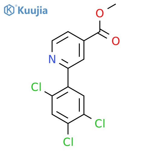Methyl 2-(2,4,5-trichlorophenyl)isonicotinate structure