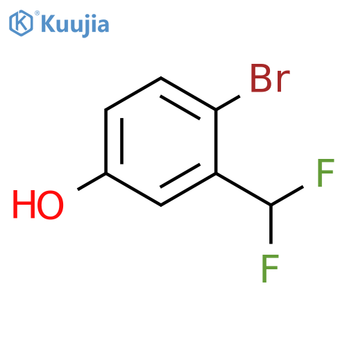 4-bromo-3-(difluoromethyl)phenol structure