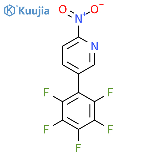 2-Nitro-5-(perfluorophenyl)pyridine structure