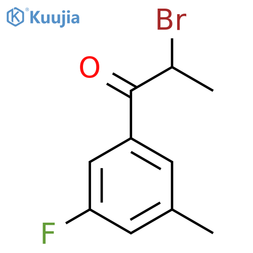 2-Bromo-3'-fluoro-5'-methylpropiophenone structure