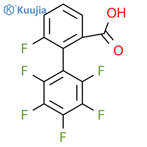 6,2',3',4',5',6'-Hexafluorobiphenyl-2-carboxylic acid structure