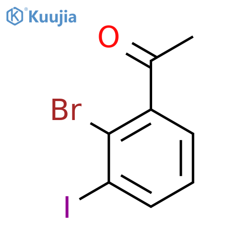 1-(2-Bromo-3-iodophenyl)ethanone structure