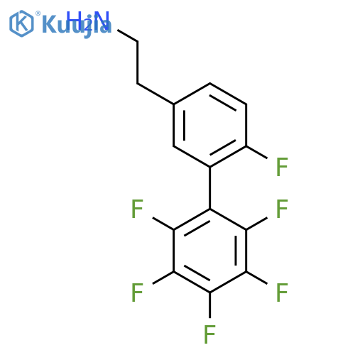 6,2',3',4',5',6'-Hexafluorobiphenyl-3-ethylamine structure