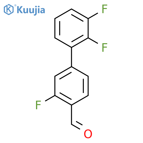 3,2',3'-Trifluorobiphenyl-4-carboxaldehyde structure