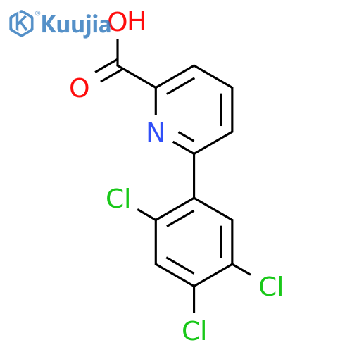 6-(2,4,5-Trichlorophenyl)picolinic acid structure
