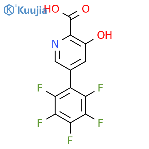 3-Hydroxy-5-(perfluorophenyl)picolinic acid structure