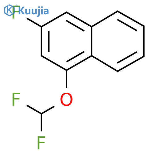 1-(Difluoromethoxy)-3-fluoronaphthalene structure