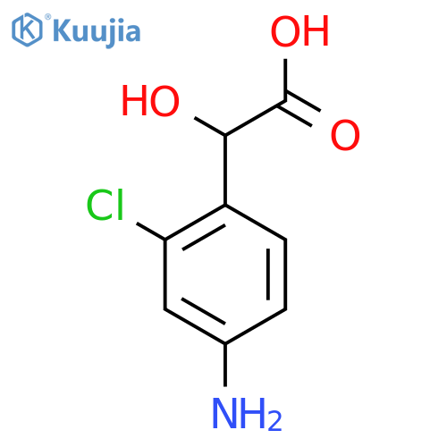 4-Amino-2-chloromandelic acid structure