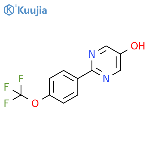 5-Hydroxy-2-(4-(trifluoromethoxy)phenyl)pyrimidine structure