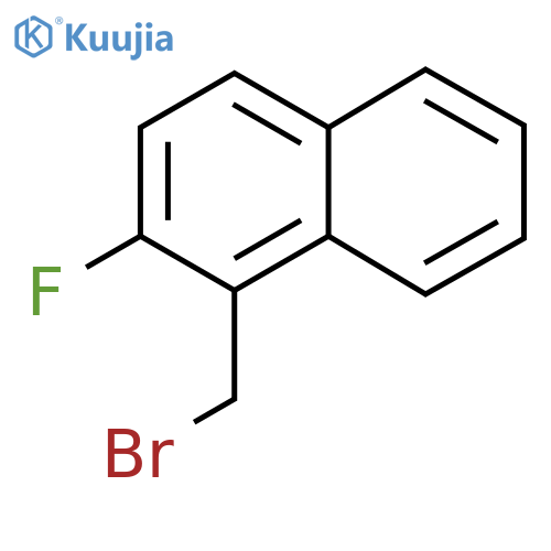 1-(Bromomethyl)-2-fluoronaphthalene structure