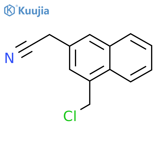 1-(Chloromethyl)naphthalene-3-acetonitrile structure