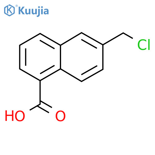 2-(Chloromethyl)naphthalene-5-carboxylic acid structure