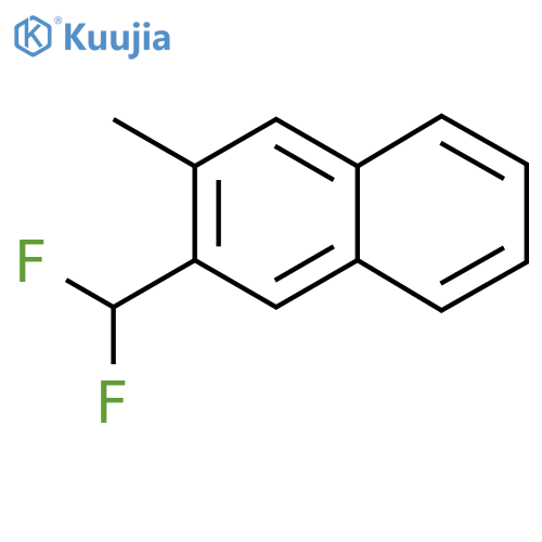 2-(Difluoromethyl)-3-methylnaphthalene structure