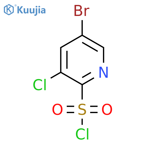 5-Bromo-3-chloropyridine-2-sulfonyl chloride structure