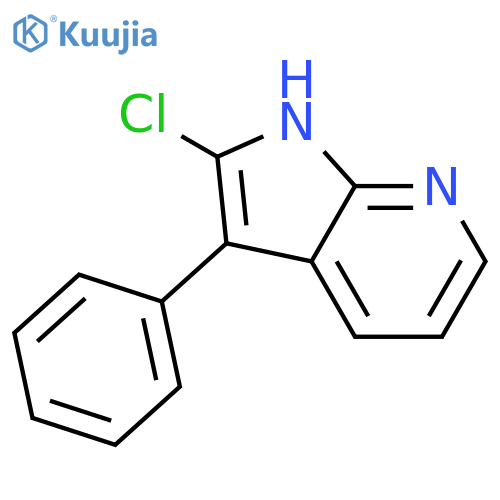 2-Chloro-3-phenyl-1H-pyrrolo[2,3-b]pyridine structure
