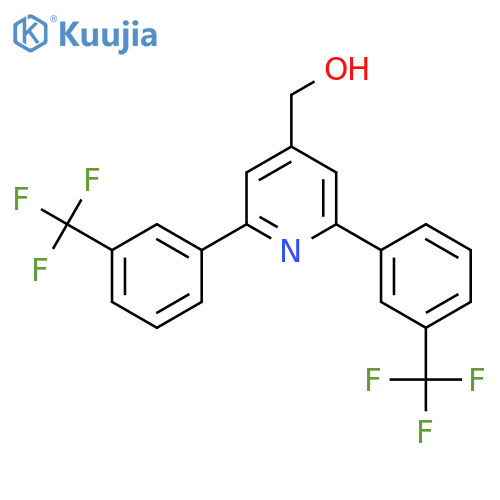 2,6-Bis(3-(trifluoromethyl)phenyl)pyridine-4-methanol structure