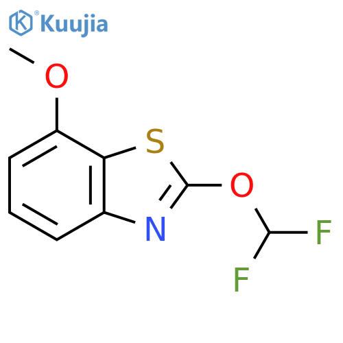 2-(Difluoromethoxy)-7-methoxybenzothiazole structure