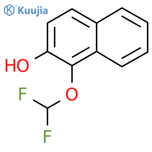1-(Difluoromethoxy)-2-naphthol structure