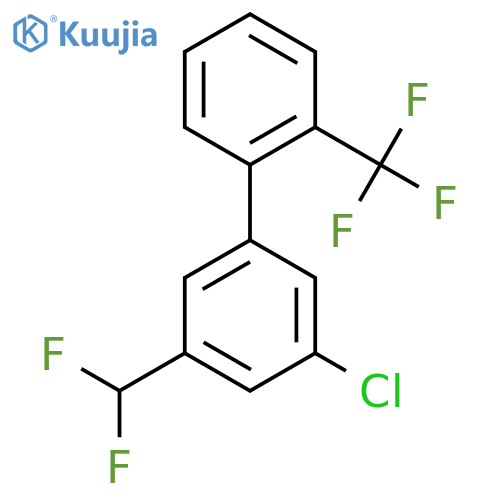 5-Chloro-3-(difluoromethyl)-2'-(trifluoromethyl)biphenyl structure